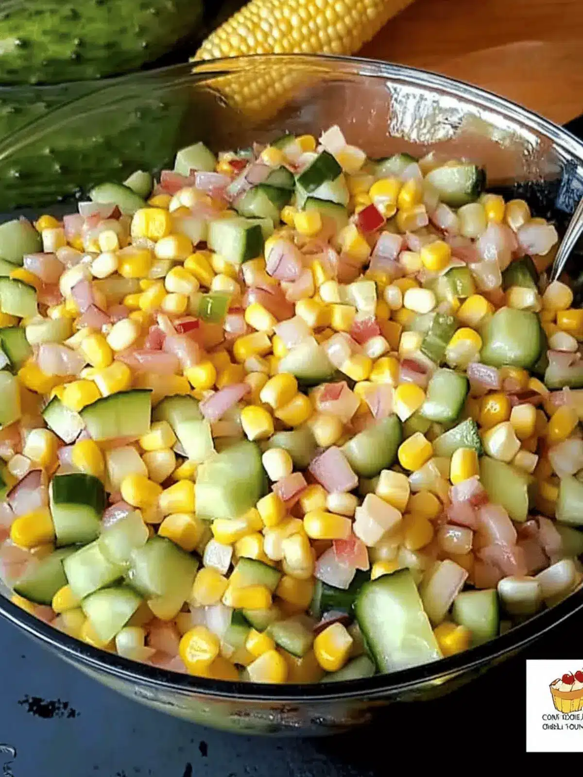 Corn and Cucumber Picnic Salad: The Perfect Summer Refreshment Corn and Cucumber Picnic Salad