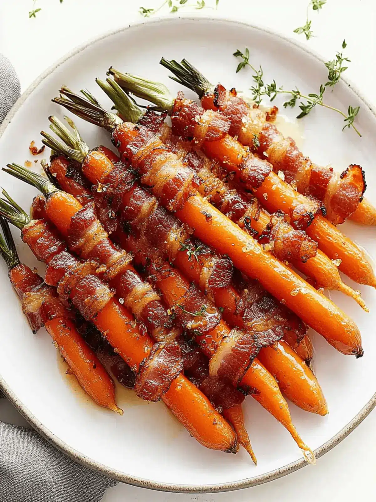Maple Bacon Carrots