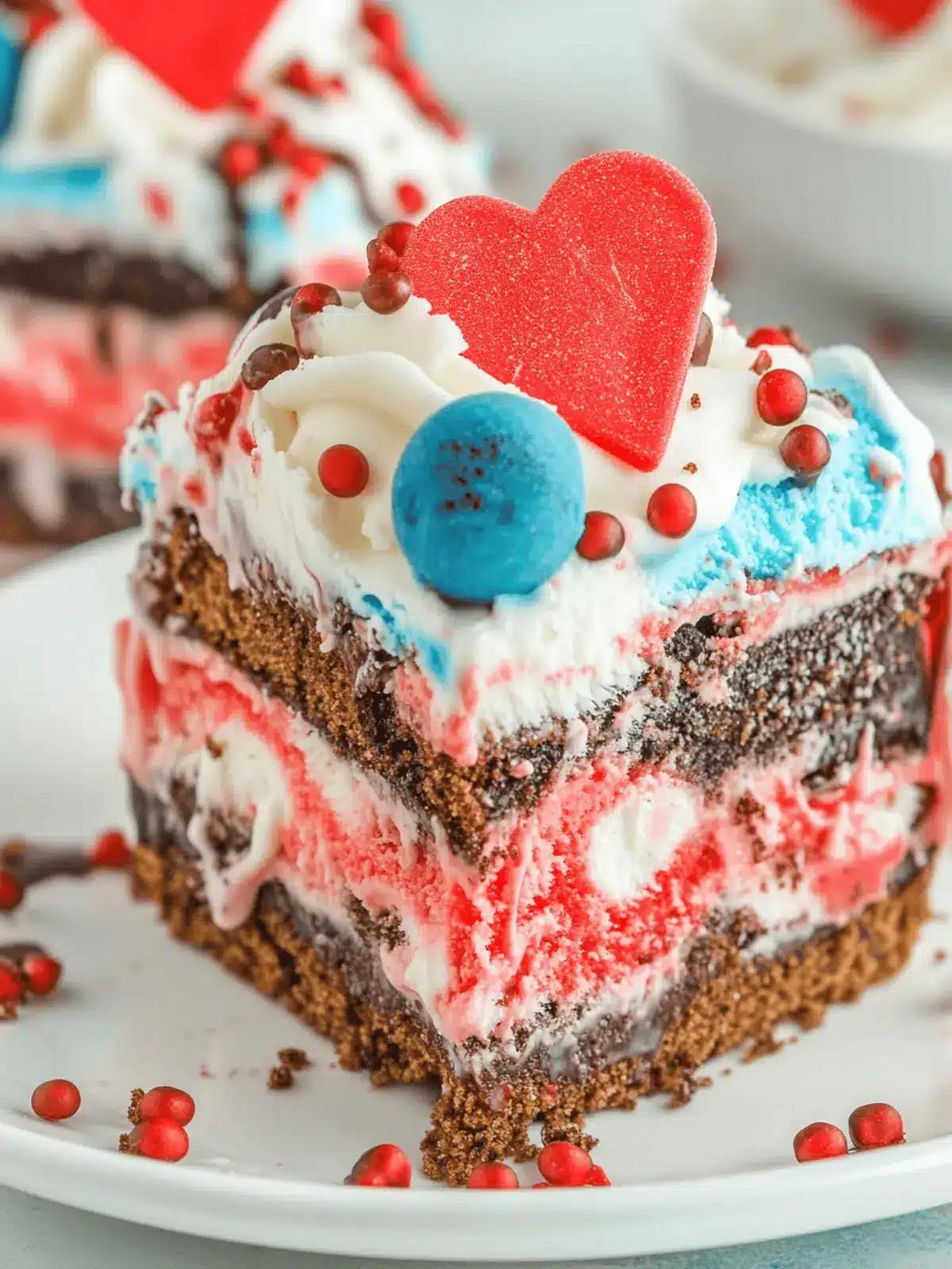 Patriotic Neapolitan Ice Cream