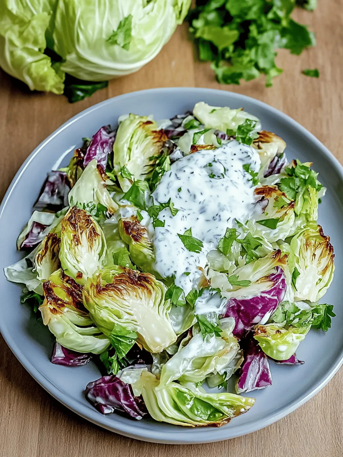 Cabbage Salad with Yogurt