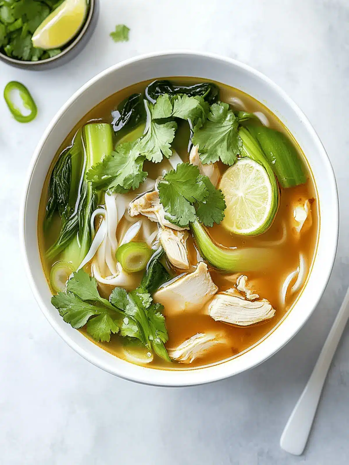 Bokchoy Chicken Soup