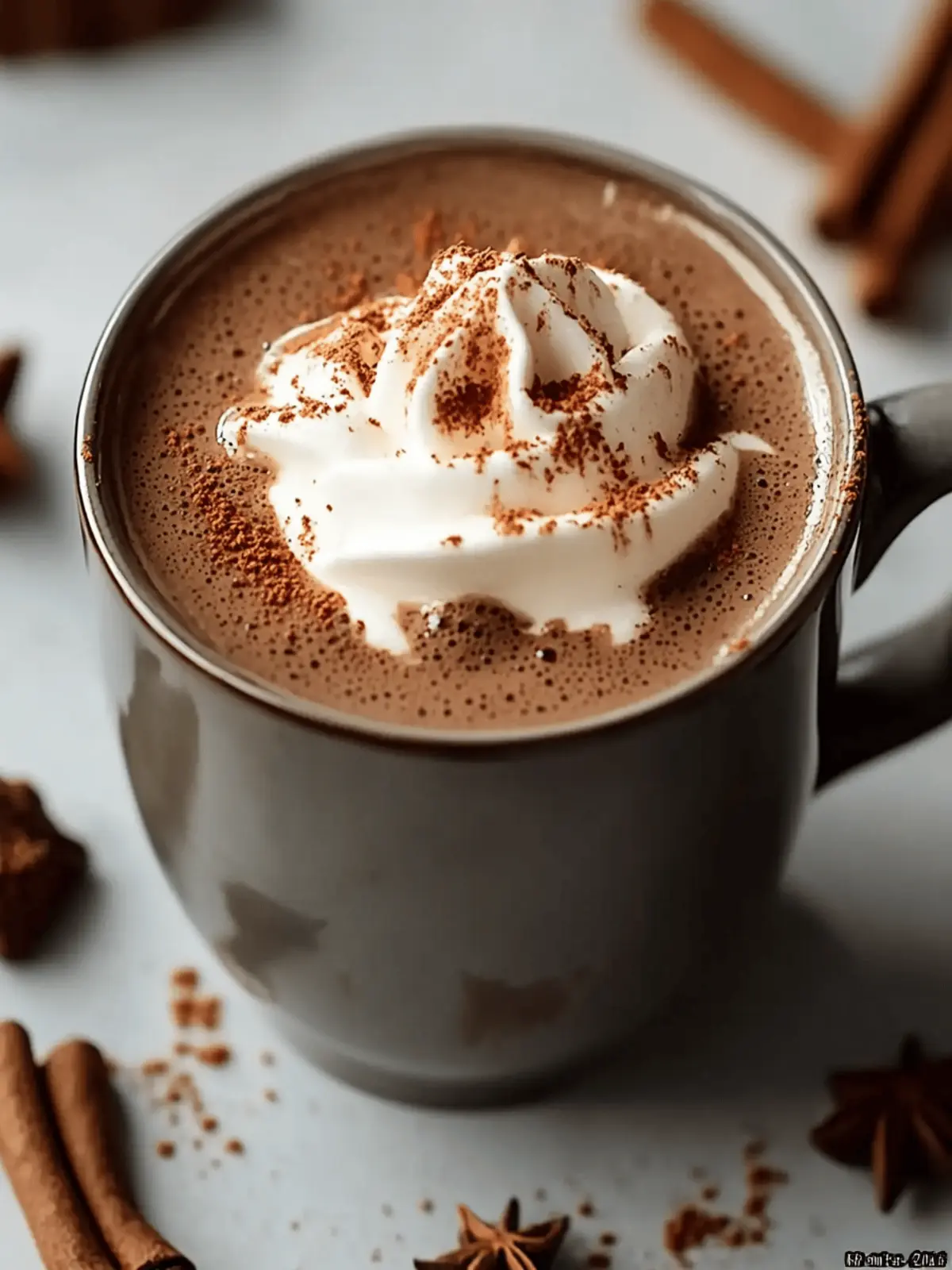 Decadent Gingerbread Hot Chocolate to Cozy Up Your Winter Nights Gingerbread Hot Chocolate