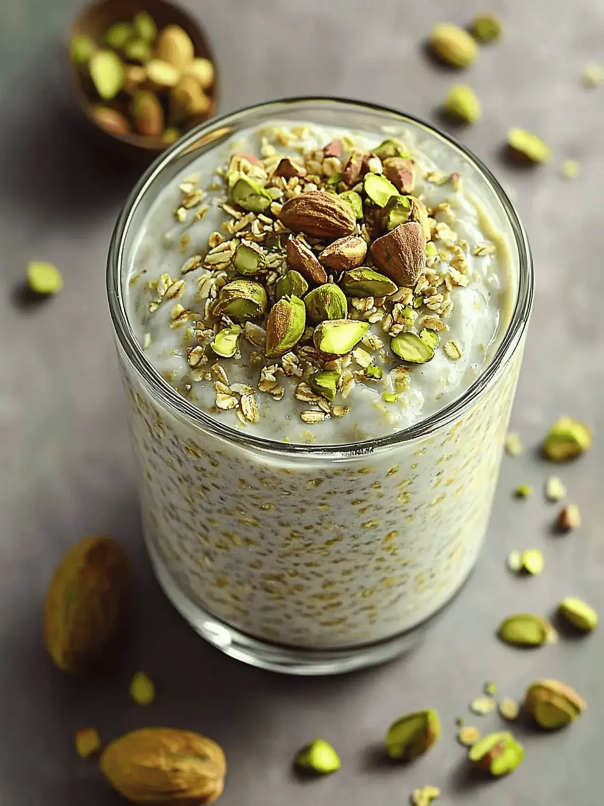 Pistachio Overnight Oats