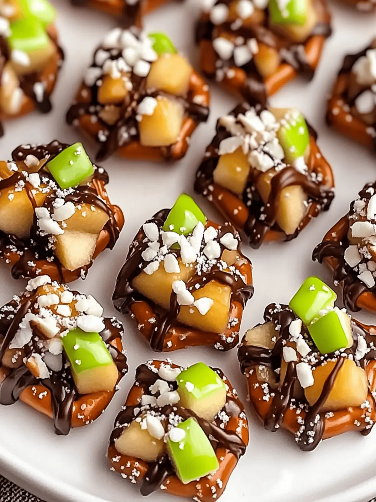 Caramel Apple Pretzel Bites