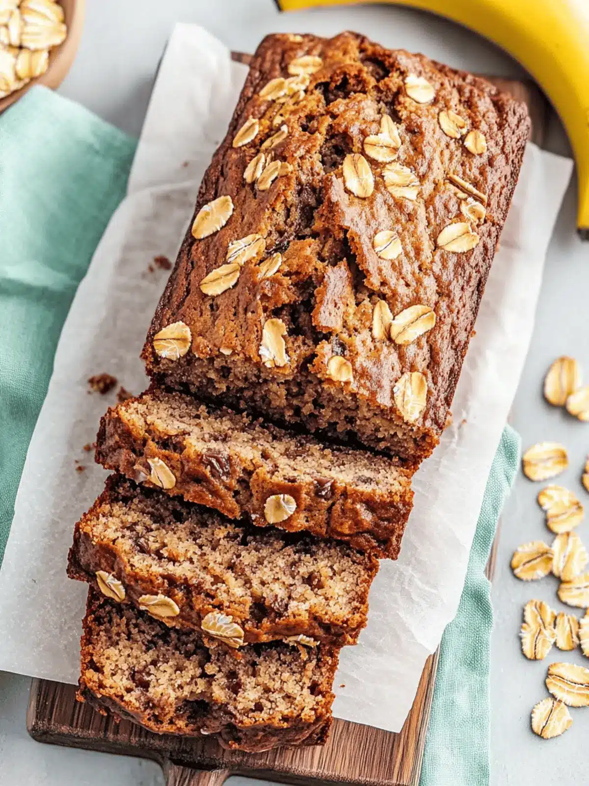 Oatmeal Banana Bread