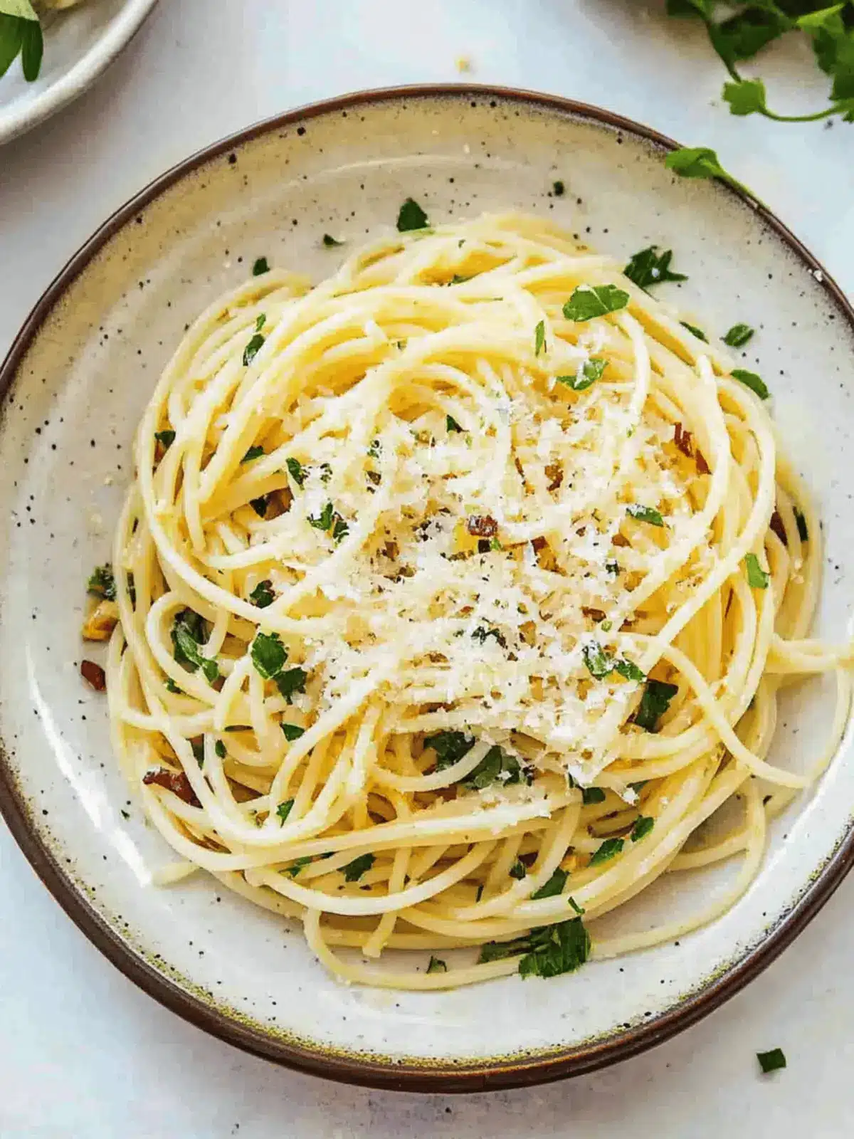 Spaghetti with Garlic and Olive Oil