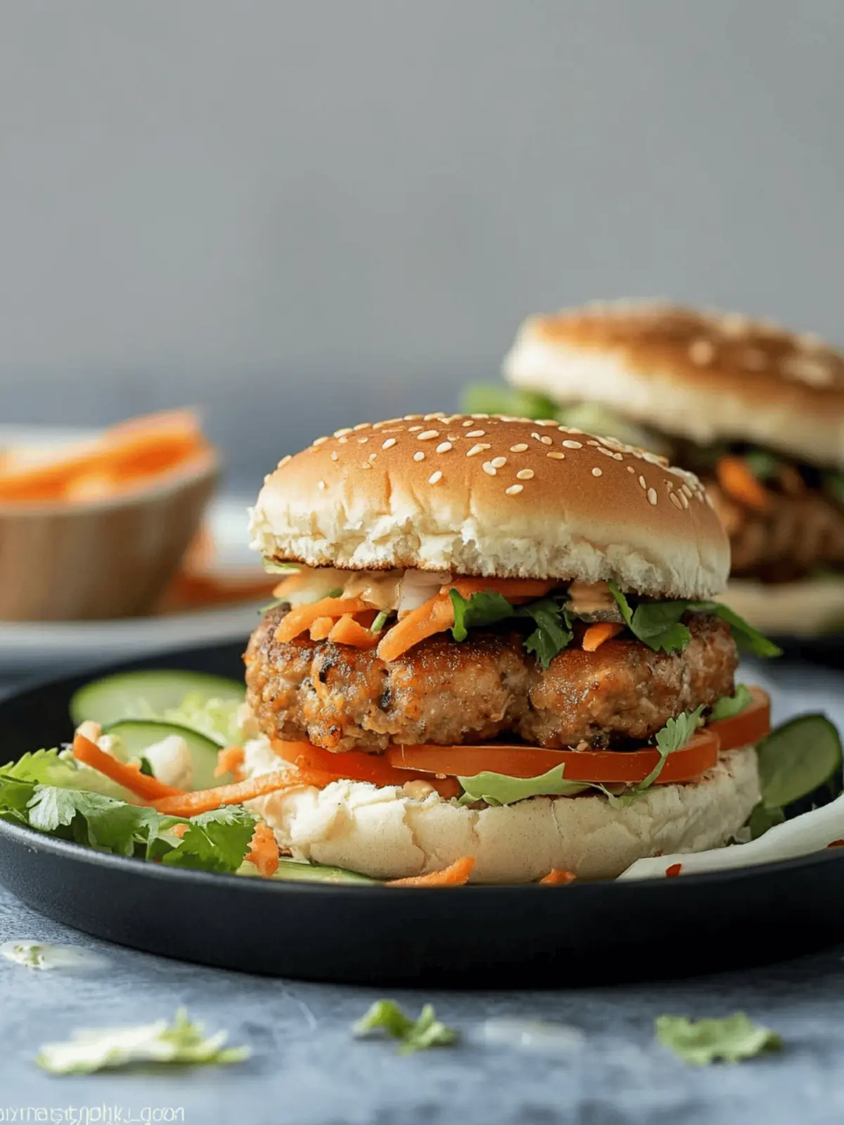 Thai Turkey Burgers