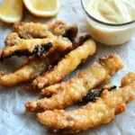 Portobello Fries with Meyer Lemonnaise