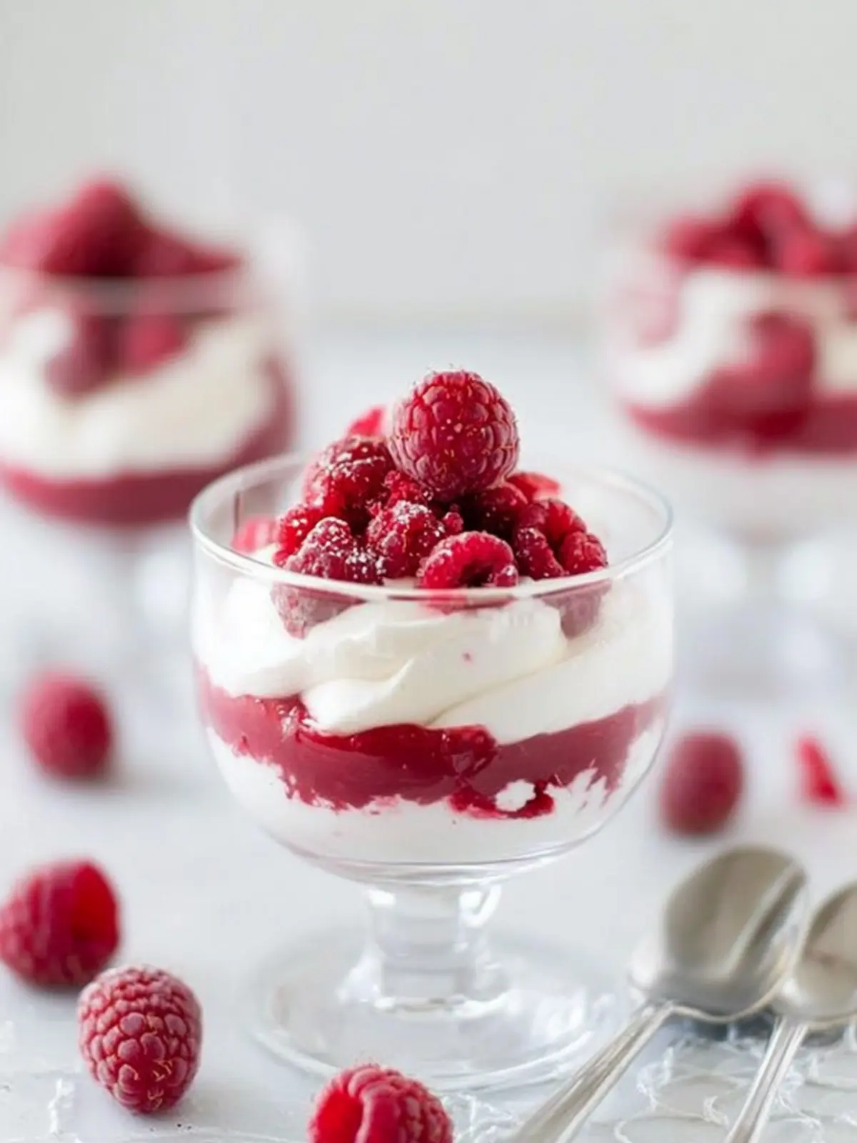 Raspberry White Chocolate Mousse