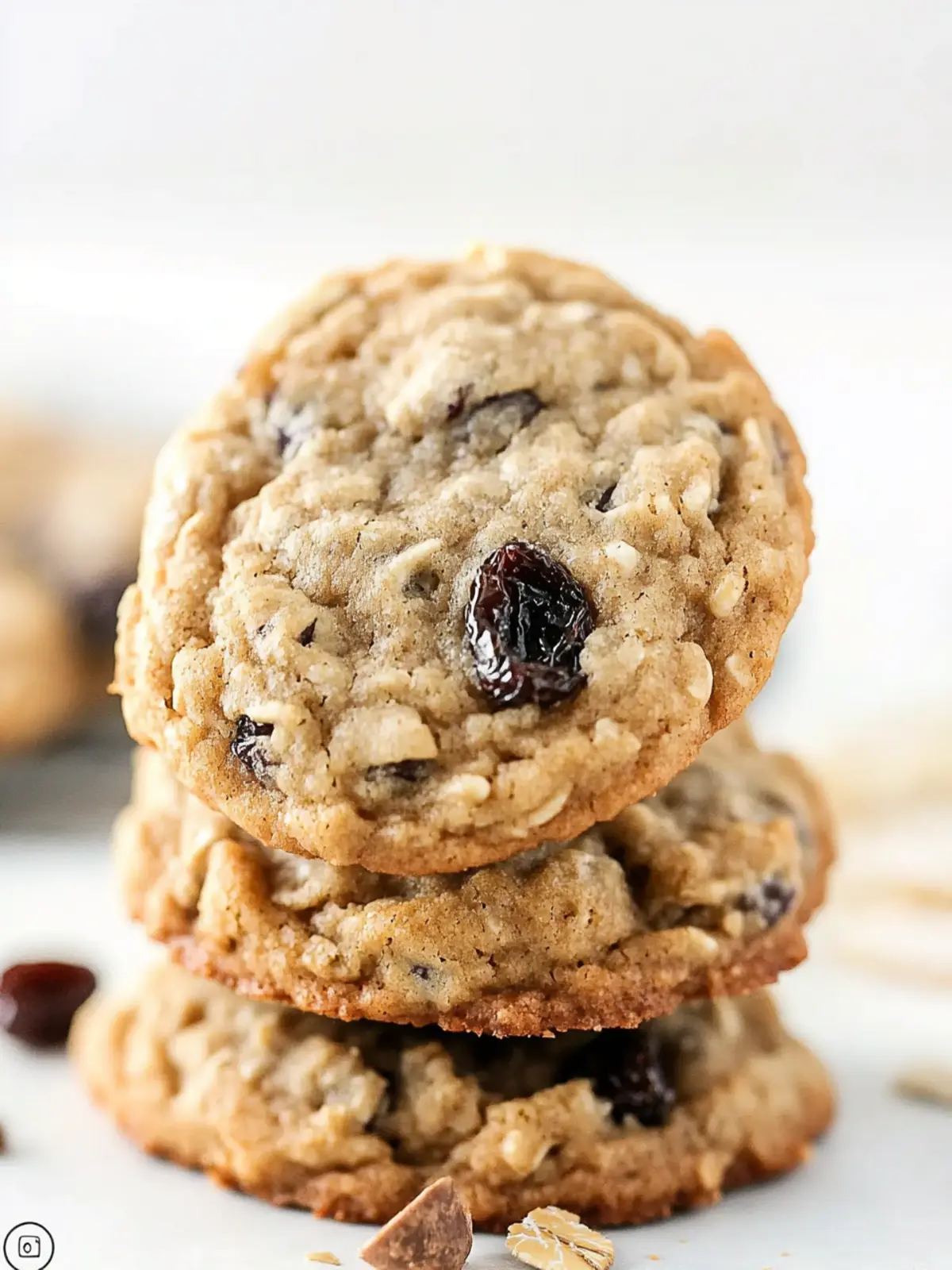 Soft & Chewy Oatmeal Raisin Cookie
