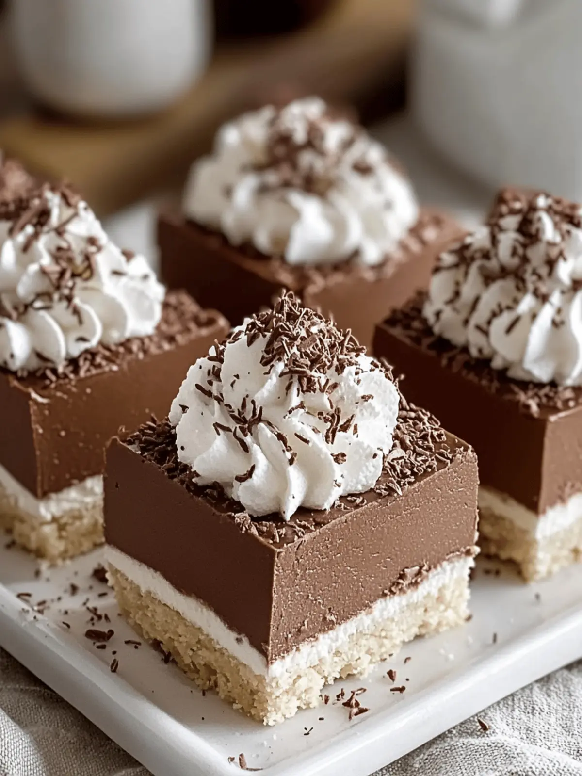 Decadent French Silk Pie Bars You Need to Try Today French Silk Pie Bars