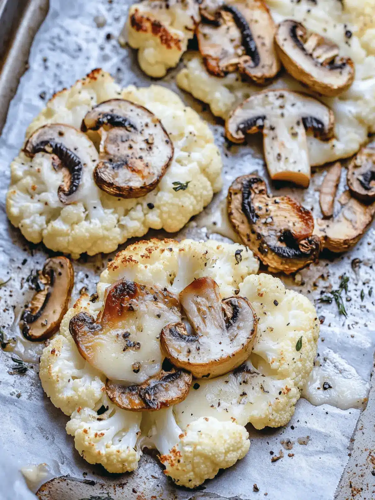 Savory Cheesy Cauliflower Mushroom Steaks for Cozy Nights Cheesy Cauliflower Mushroom Steaks