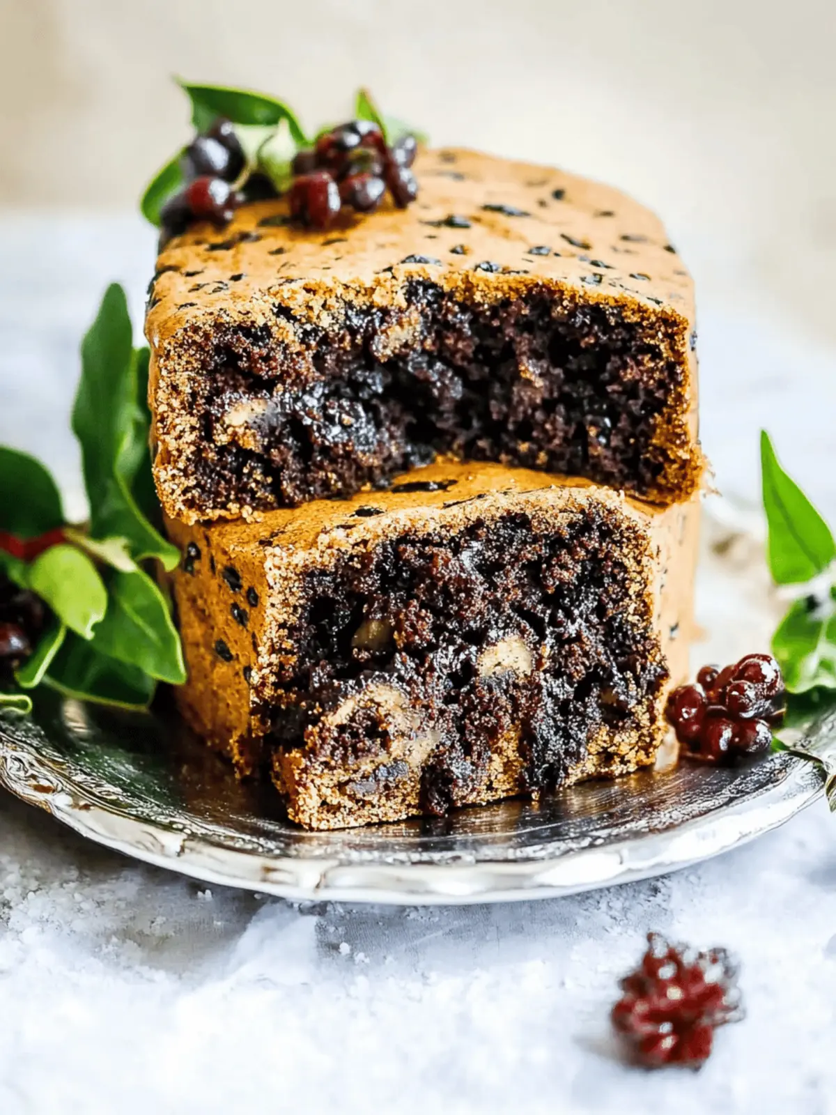 Scottish Black Bun Cake