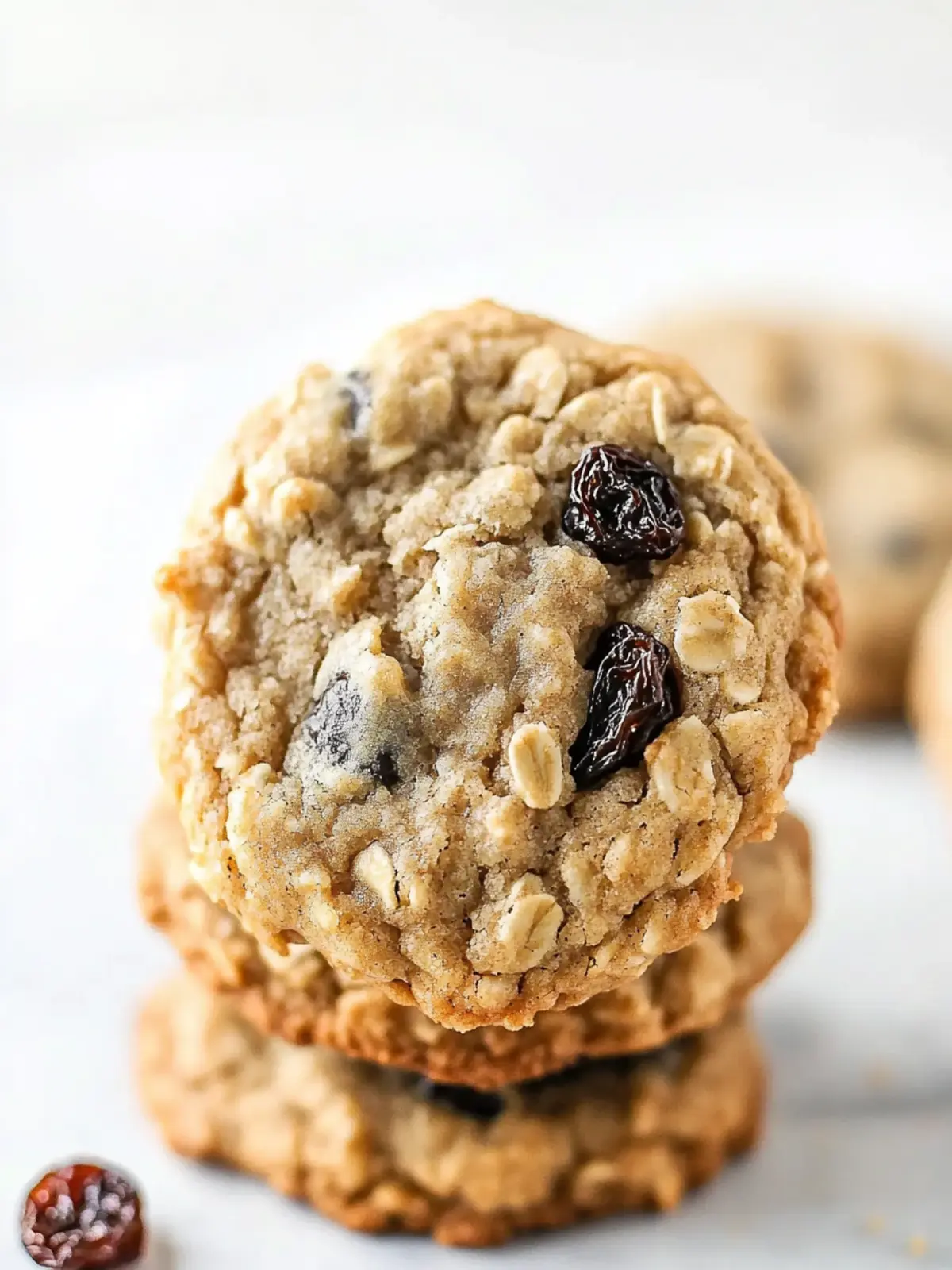 Soft & Chewy Oatmeal Raisin Cookie
