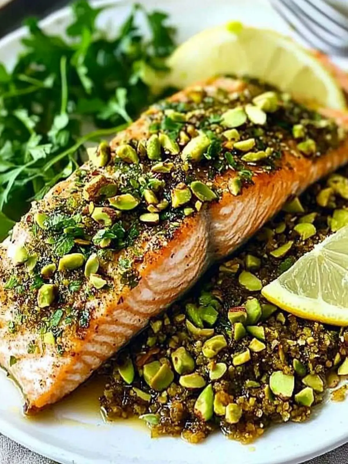 Maple Pistachio Salmon