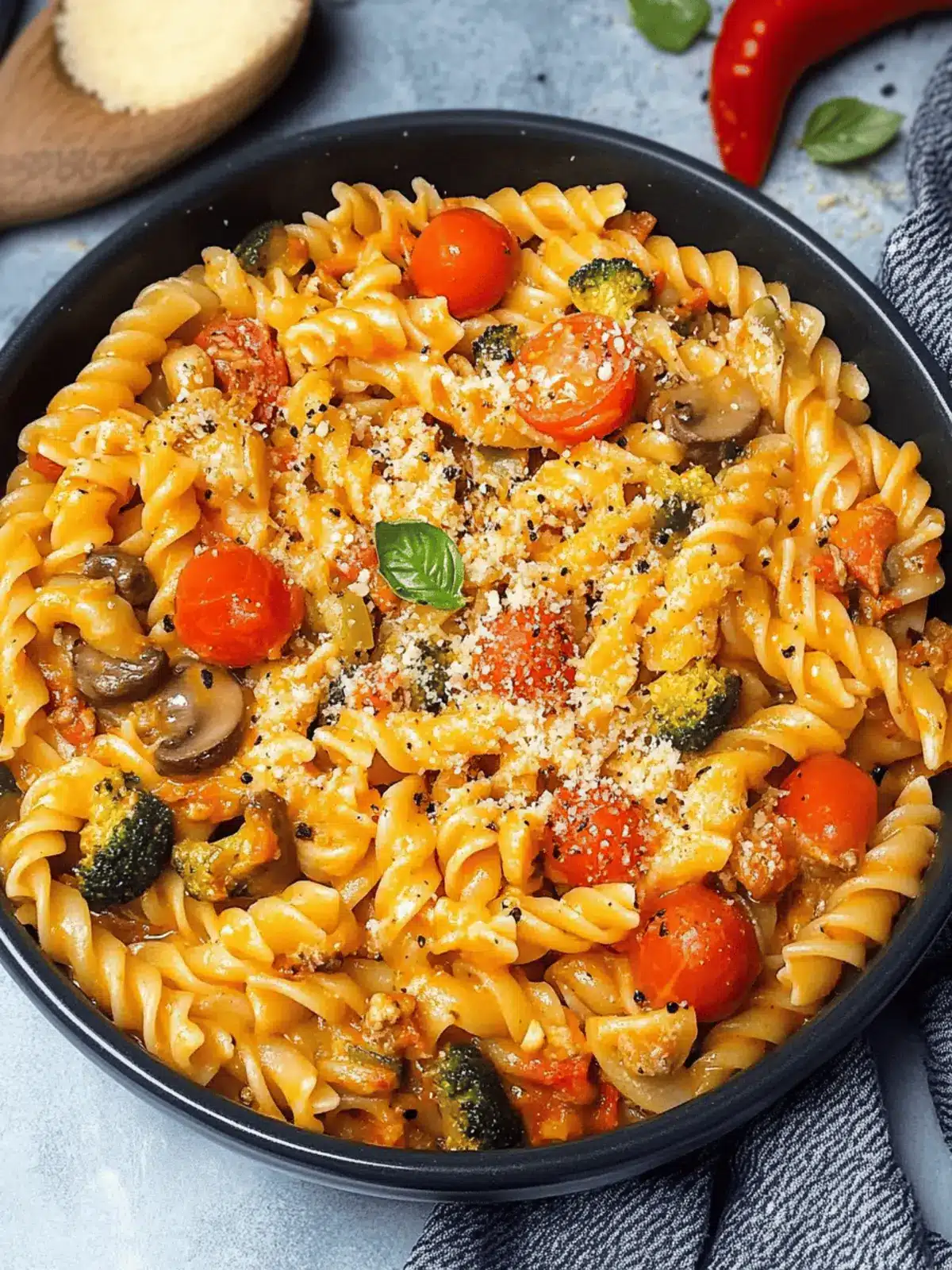 One-Pot Veggie Pasta