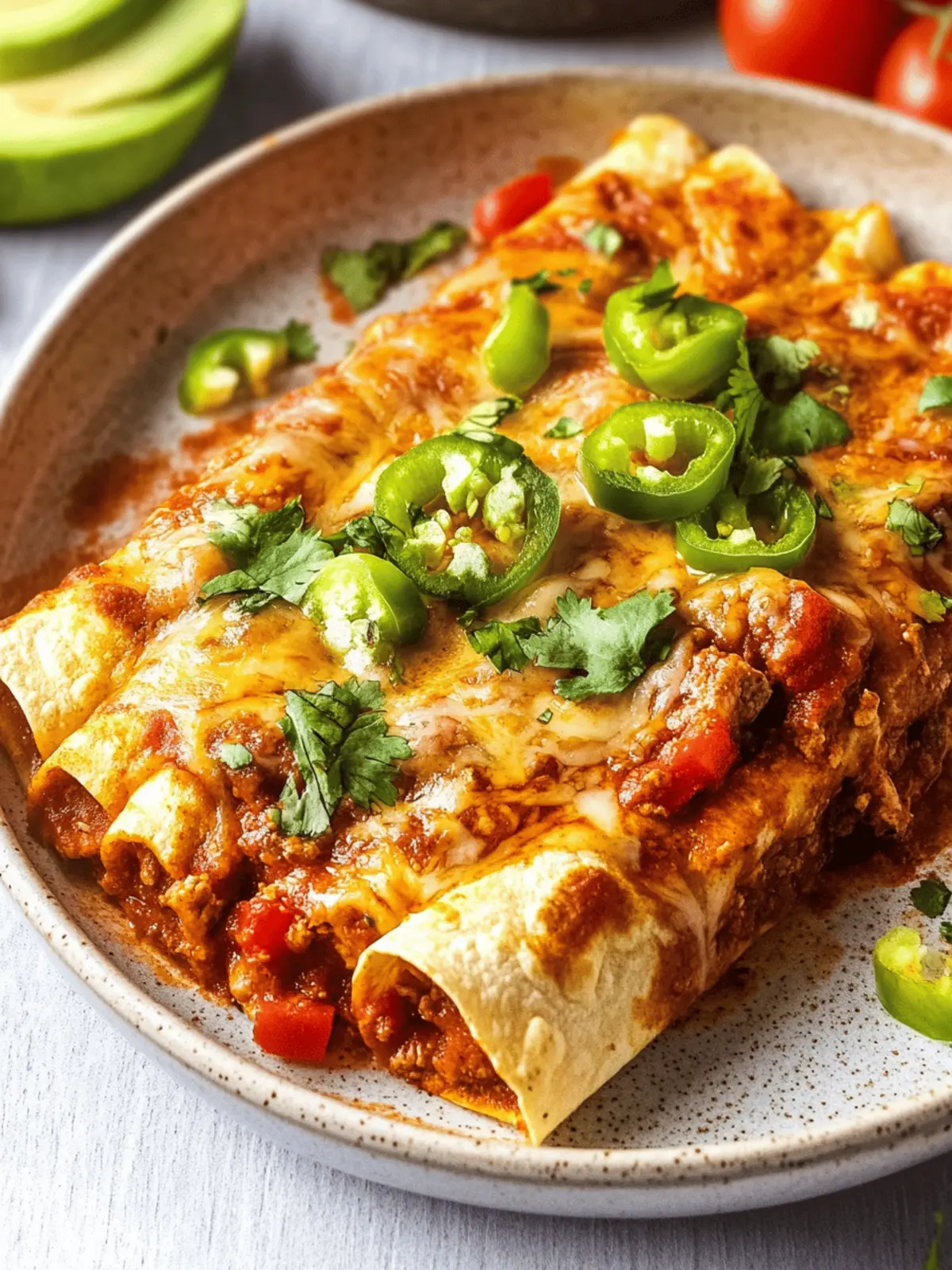 Steak Enchiladas