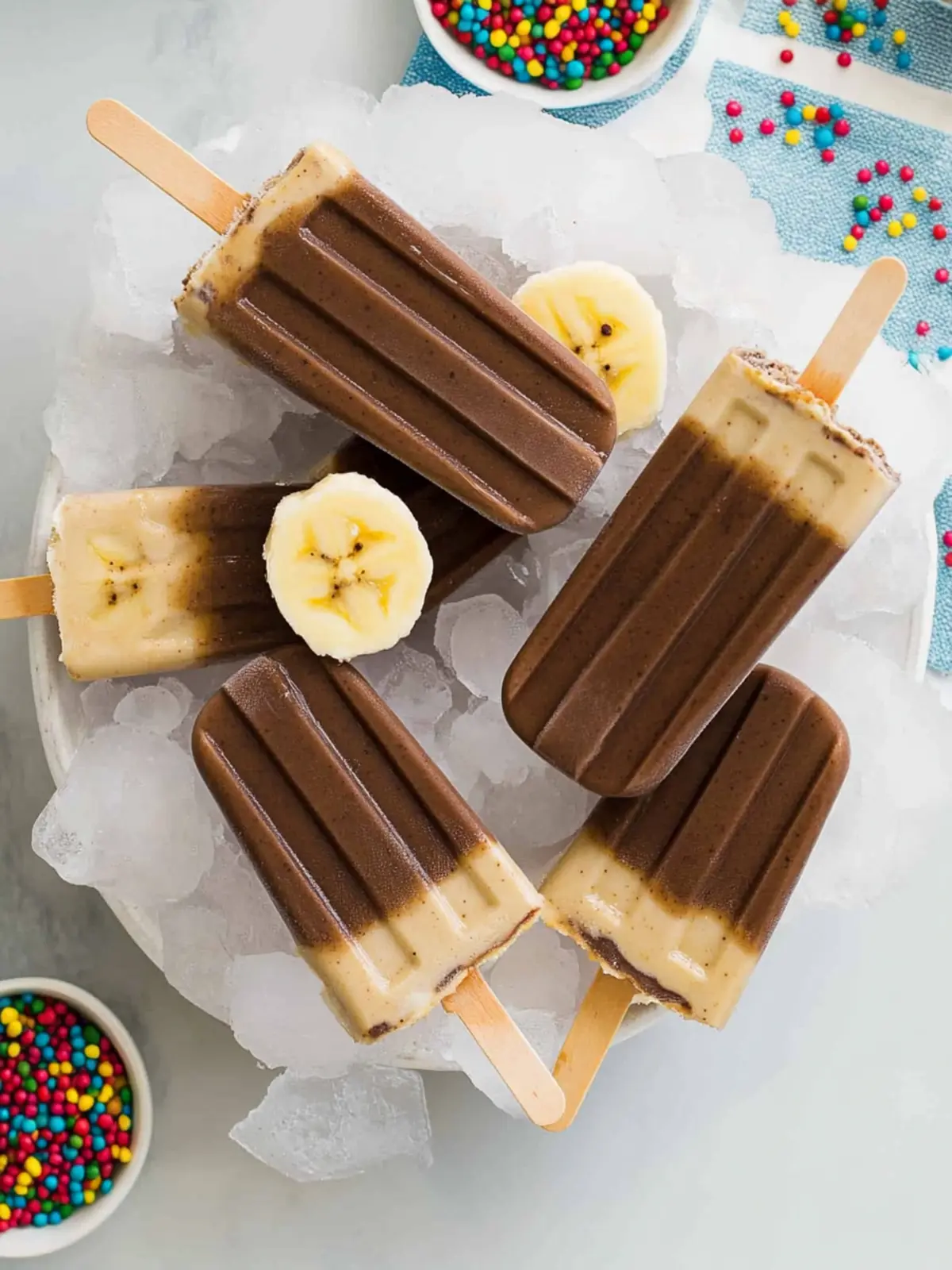 Peanut Butter and Banana Popsicles for a Sweet Summer Treat Peanut Butter and Banana Popsicles
