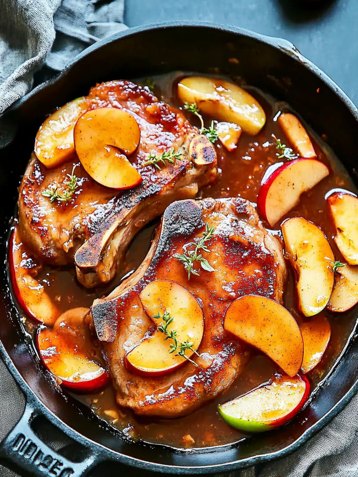 Apple Butter Pork Chops