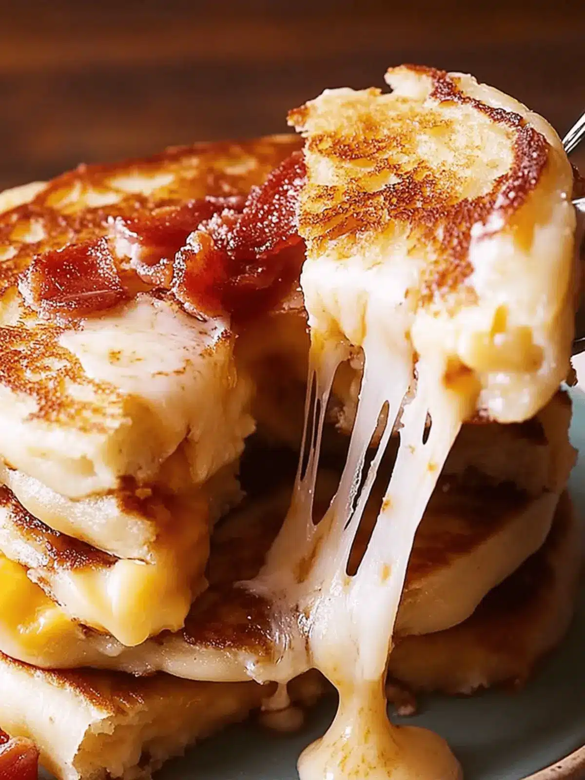 Grilled Cheese Pancakes