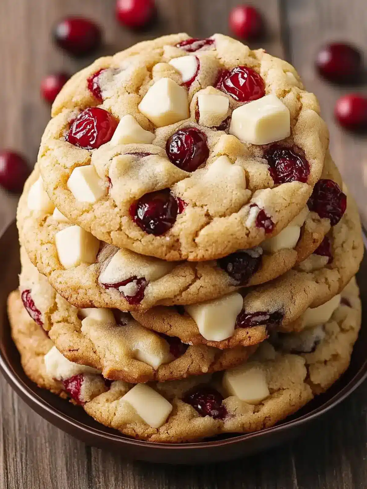White Chocolate Cranberry Cookies