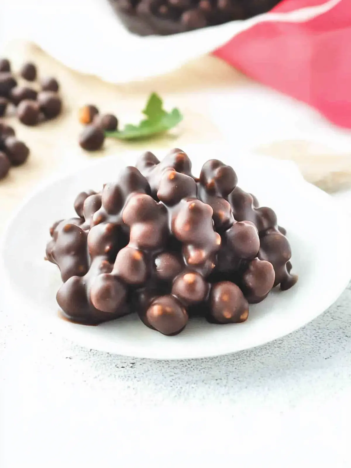 Chocolate-Covered Chickpeas