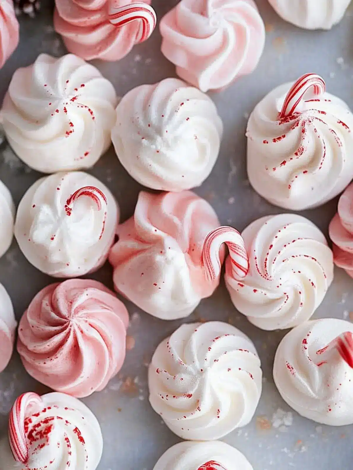 Dreamy White Christmas Peppermint Meringues to Delight Everyone White Christmas Peppermint Meringues