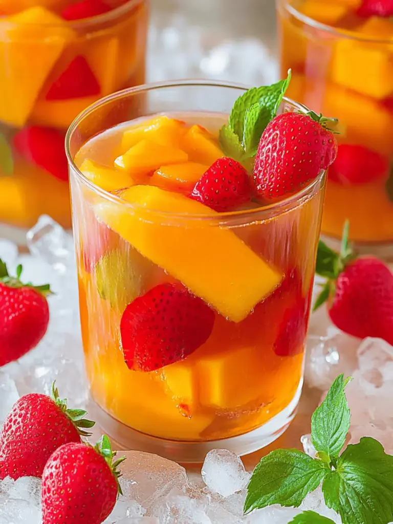Mango Strawberry Tea