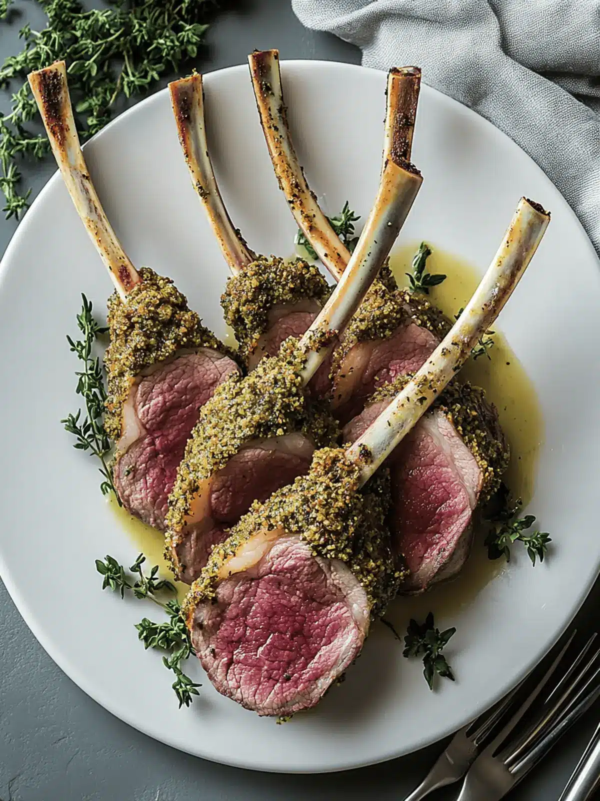 Herb Crusted Lamb Rack