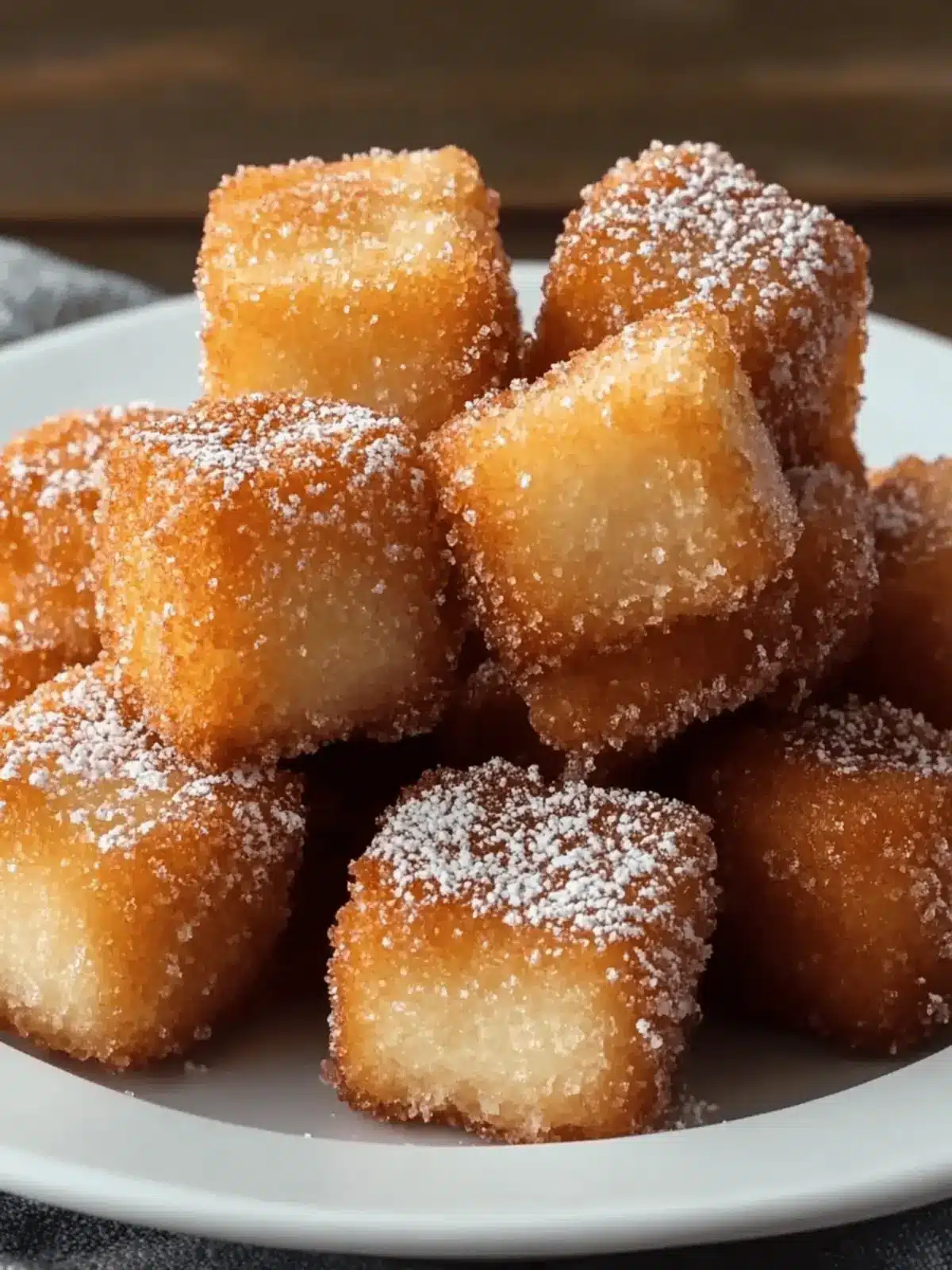 Crispy Angel Cake Churro Bites