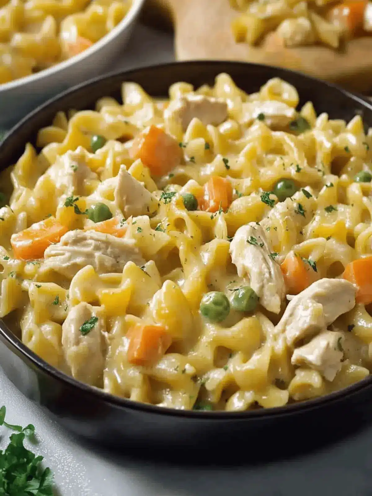 Chicken Pot Pie Pasta