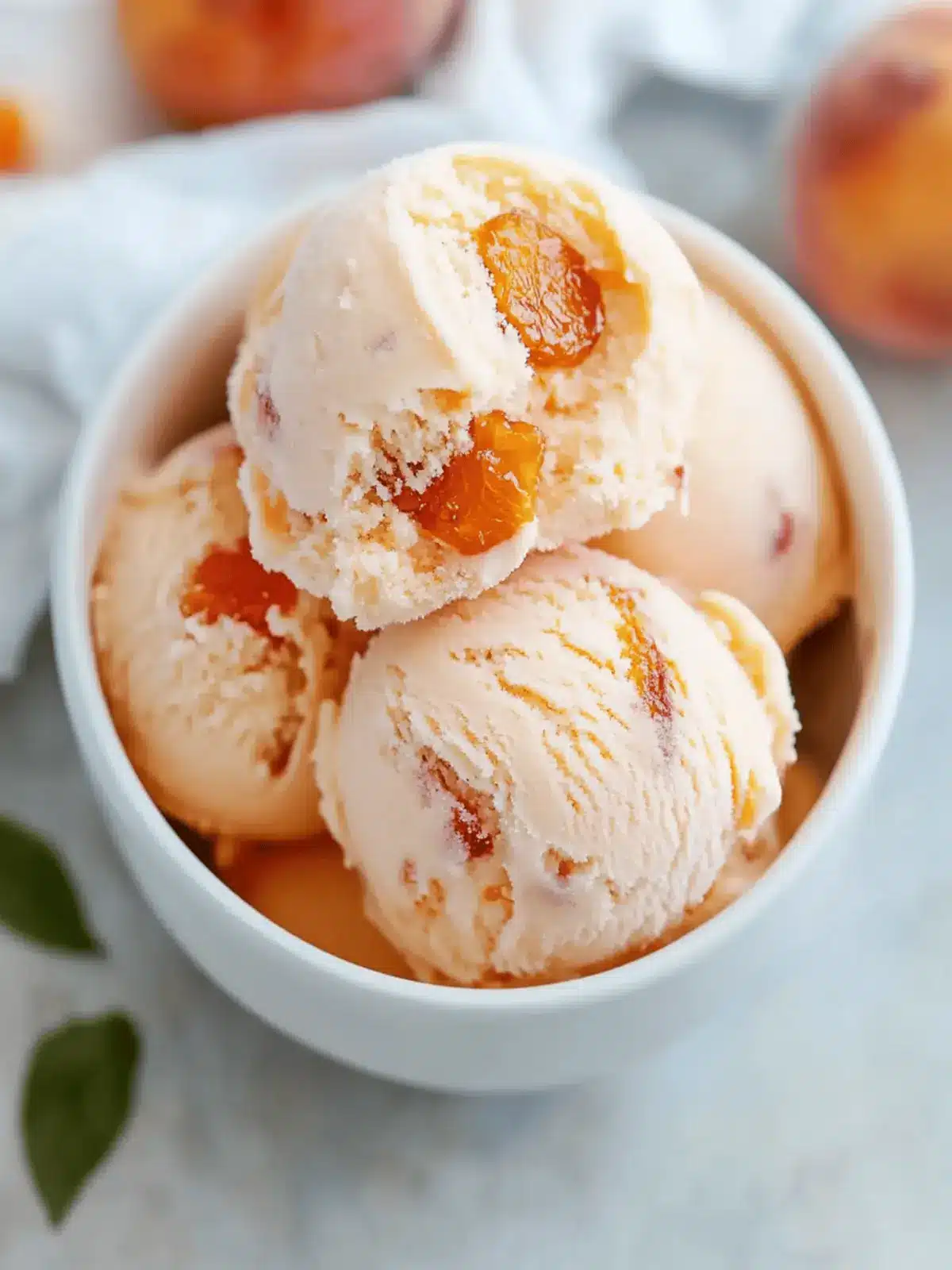 Creamy Apricot Ice Cream: Refreshing Summer Bliss Awaits Apricot Ice Cream