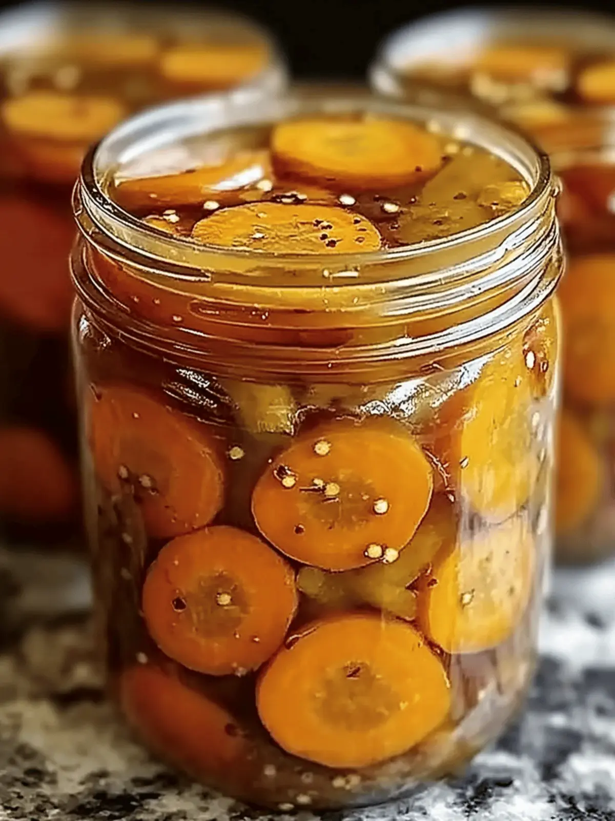 Sweet and Spicy Hot Honey Pickled Carrots Recipe Hot Honey Pickled Carrots