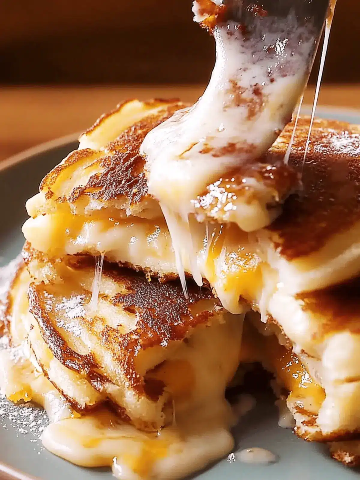 Grilled Cheese Pancakes