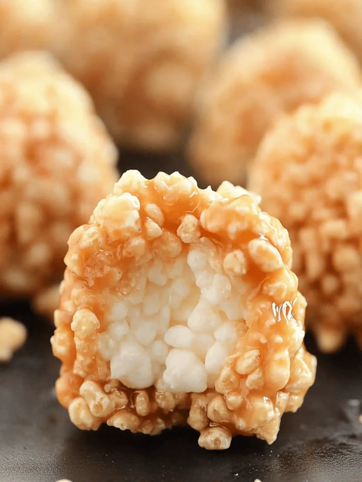 Delicious Caramel Marshmallow Rice Krispie Balls You'll Love Caramel Marshmallow Rice Krispie Balls
