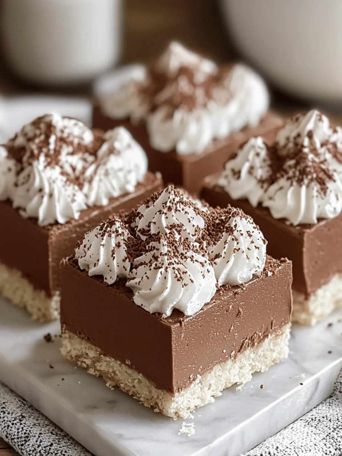 Decadent French Silk Pie Bars You Need to Try Today French Silk Pie Bars
