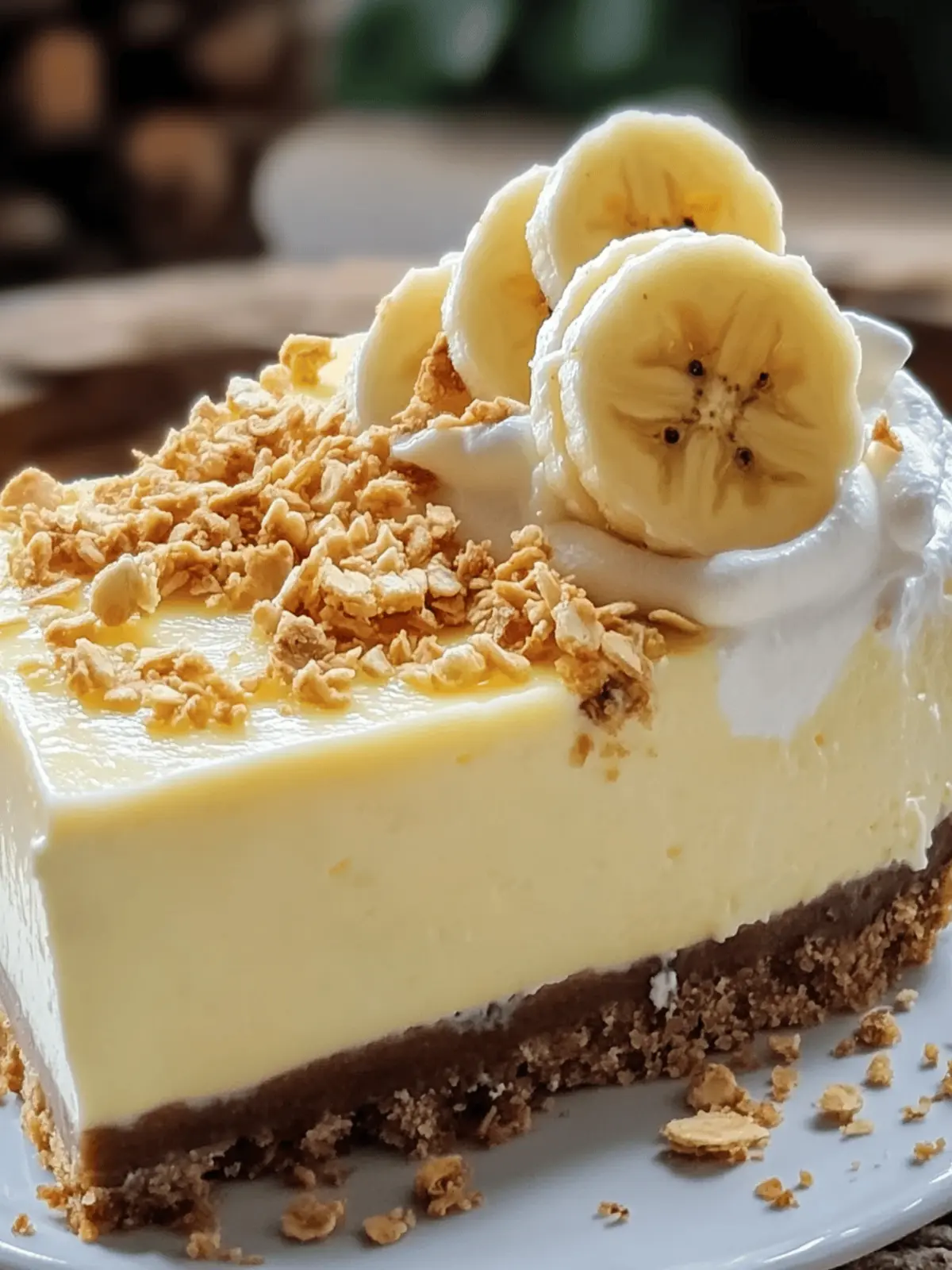 Banana Cream Cheesecake