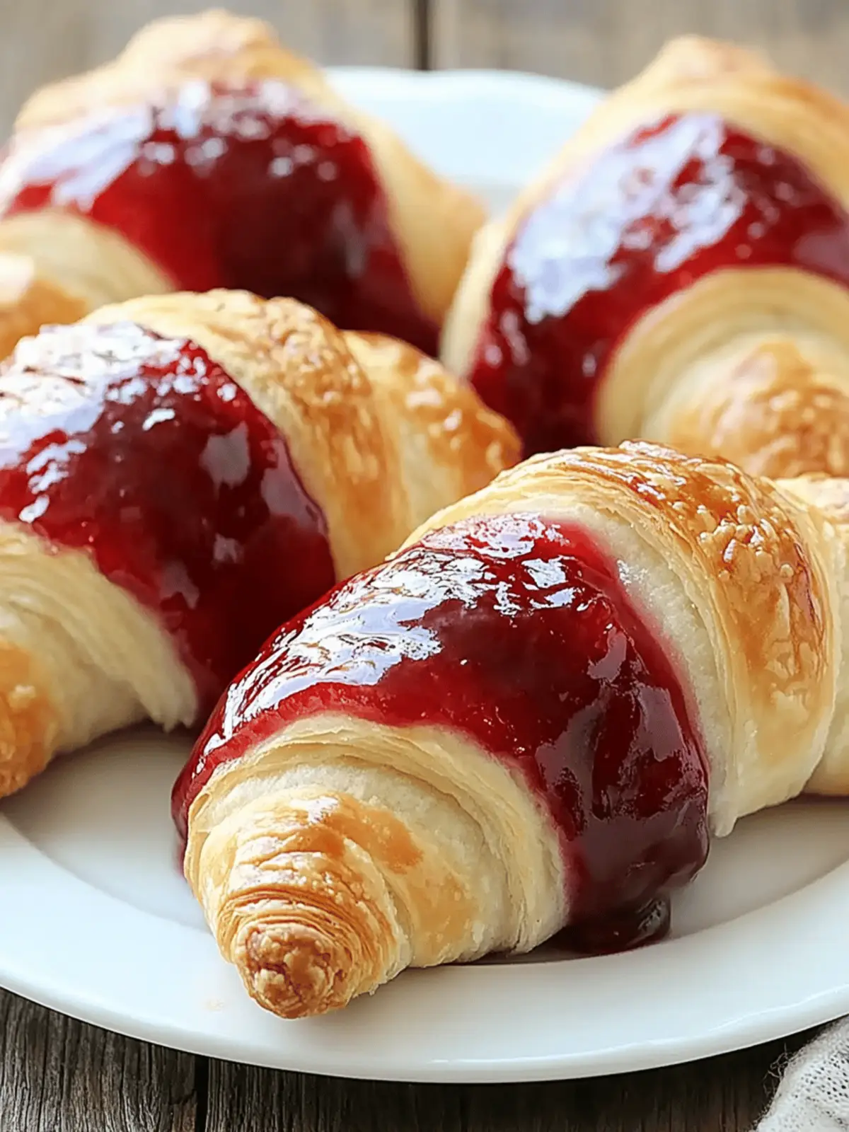 Cherry Pie Crescent Rolls