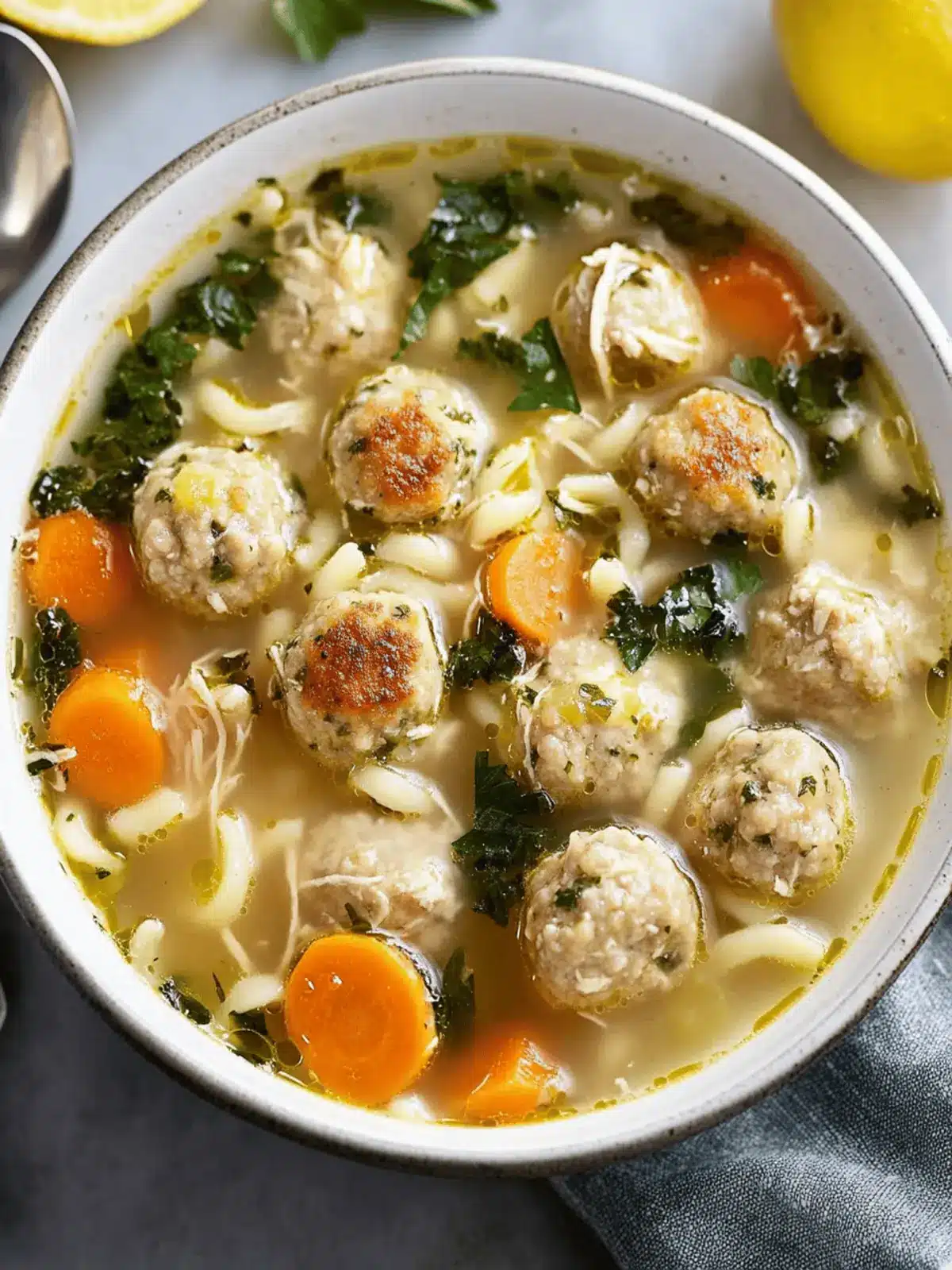 Chicken Meatball Soup