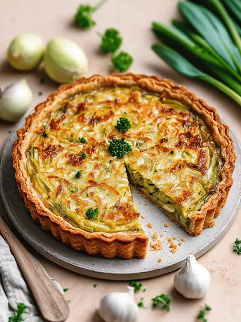 Vegan Leek Tart