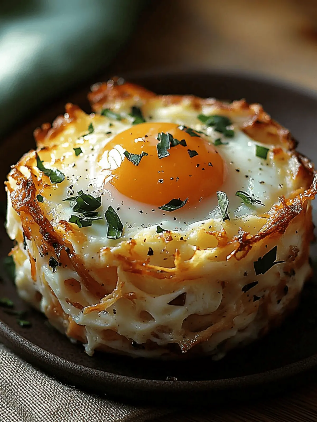 Baked Eggs Napoleon