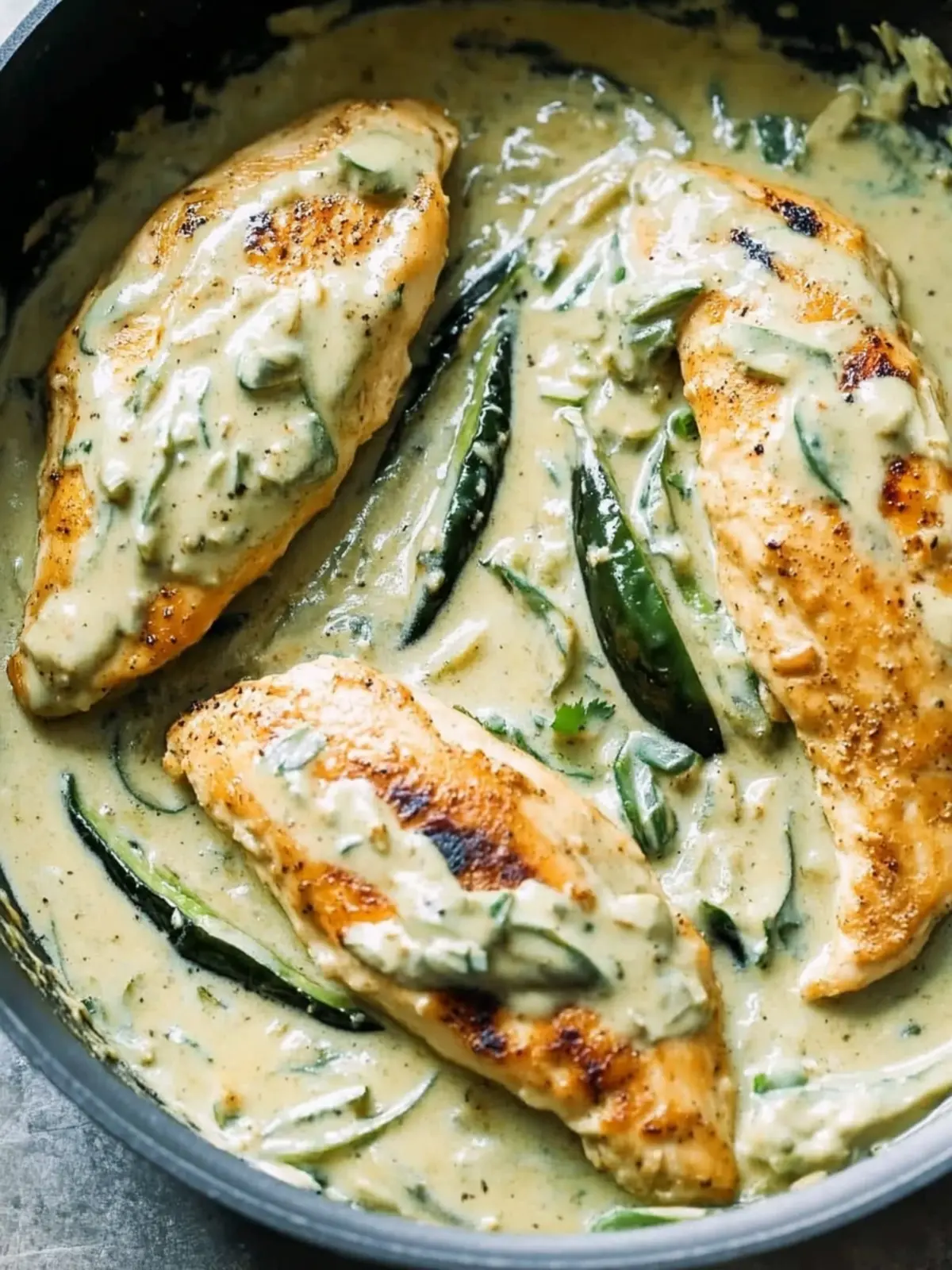 Creamy Poblano Chicken