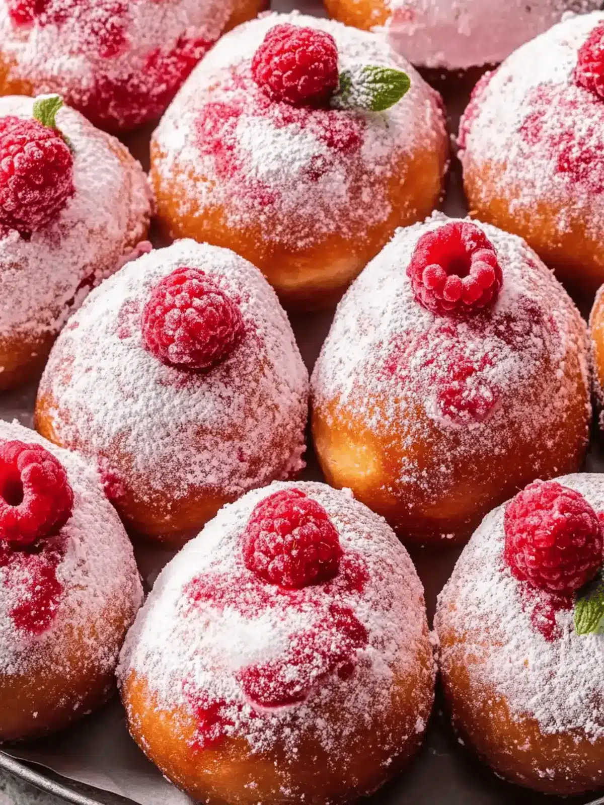Gluten Free Raspberry Doughnuts