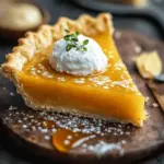 Salted Whiskey Honey Pie