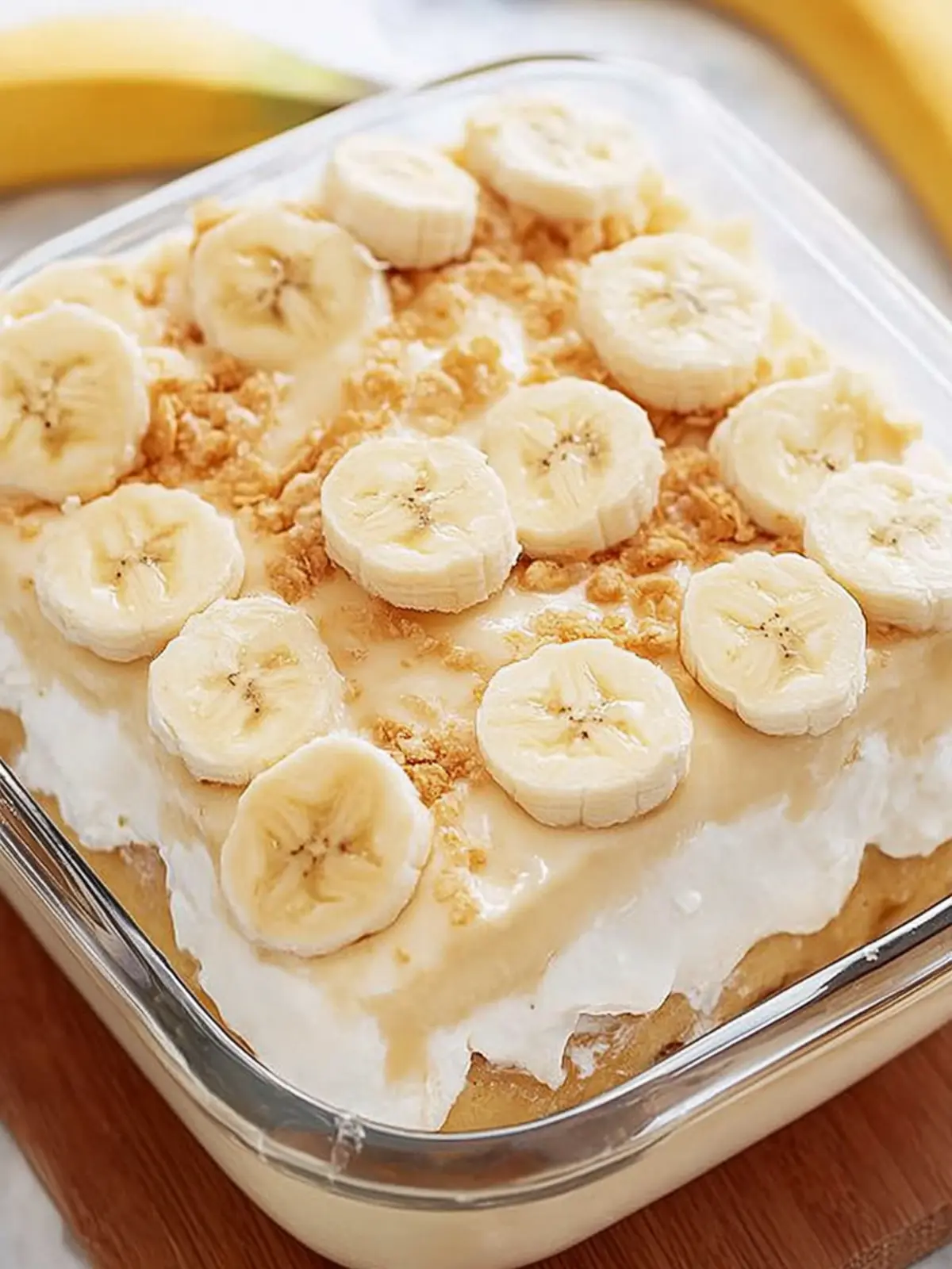 No Bake Banana Pudding Lasagna