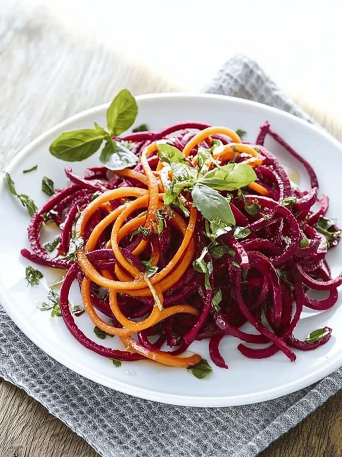 Vibrant Spiralized Beet Salad for a Fresh Flavor Burst Spiralized Beet Salad