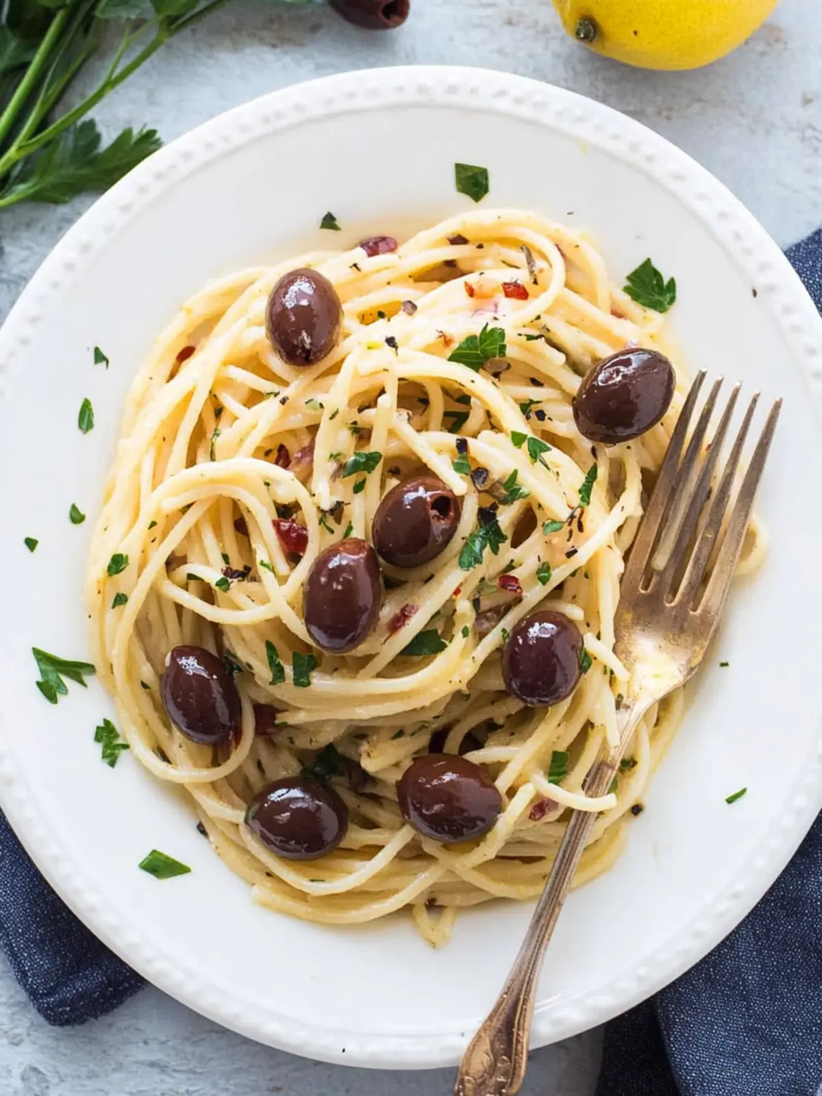 Pasta with Olives
