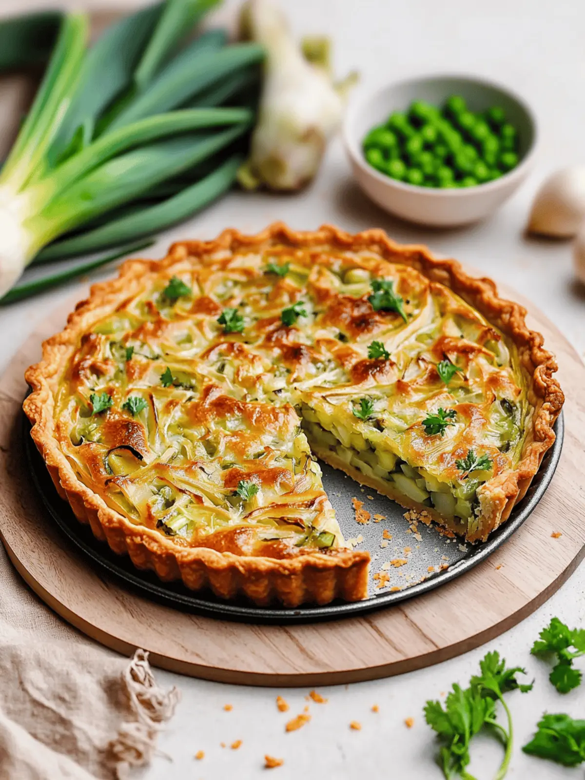 Vegan Leek Tart