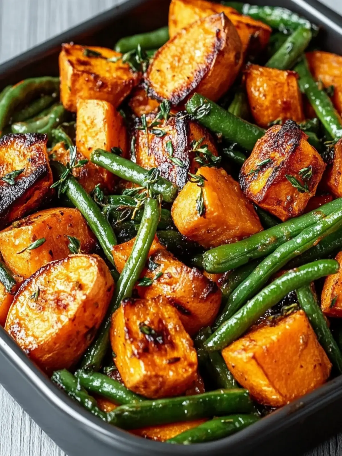 Sweet Potato & Green Bean Tray Bake: A Cozy Family Favorite Sweet Potato & Green Bean Tray Bake
