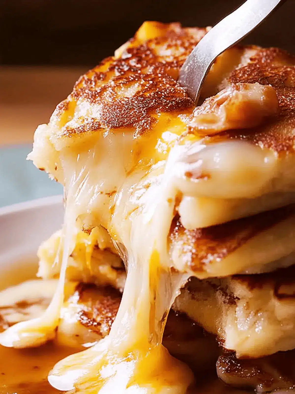 Grilled Cheese Pancakes